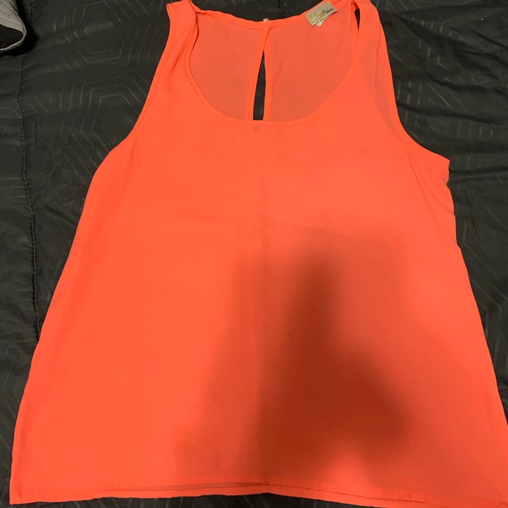 Neon pink tank